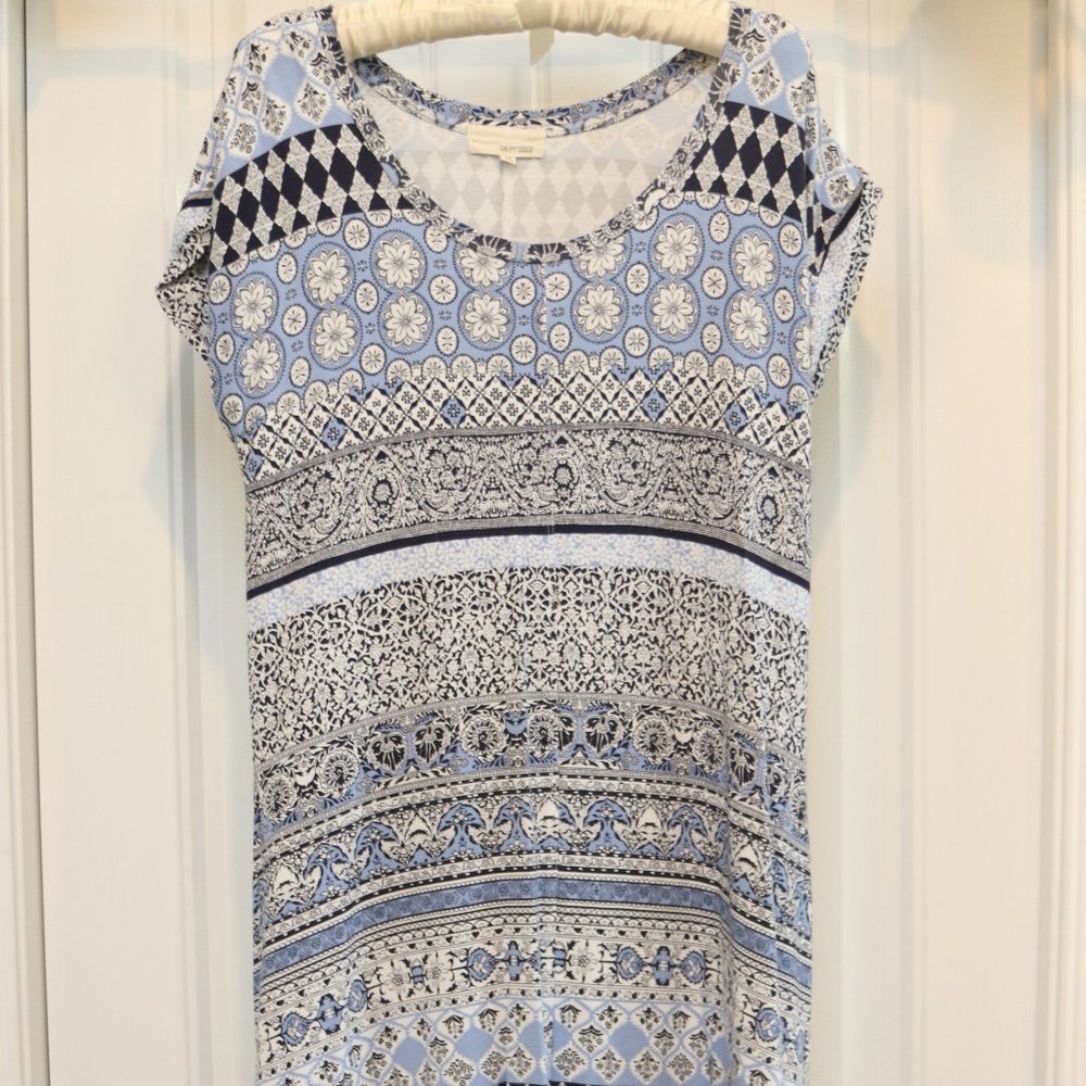 Dept222 Tunic Patterned Tee